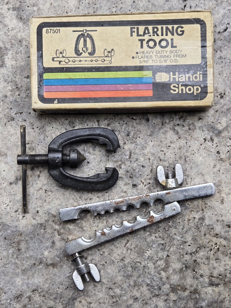 Flaring Tool 3/16&Prime; To 5/8&Prime; O.D. Handi Shop Box Heavy Duty Body Flares Tubing