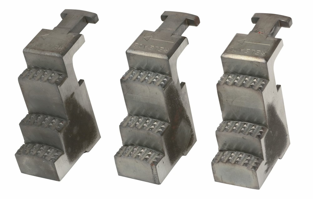 Toledo Pipe Reverse Jaws use RIDGID&reg; 300 or RIDGID&reg; 535 cut 2-1/2 &ndash; 6&Prime; Pipe
