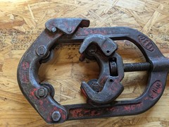 Reed No H 4 2/12&Prime;-4&Prime; Hinged Pipe Cutter Made In USA