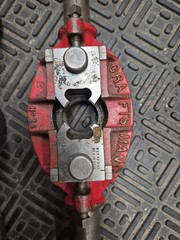 RIDGID 12 R PIPE THREADING DIE SET 1/2&Prime;-2&Prime; w Handle & Ratchet & Craftsman Die