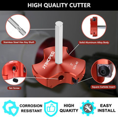 3 Blade PVC Pipe Reamer Kit 1-1/2 Inch & 2 Inch,2Pcs Plastic Pipe PVC Reamer Kit