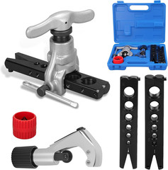 Pro HVAC Flaring Tool Kit 1/4-3/4 45&deg; Pipe Flare Tool Copper Aluminum Steel