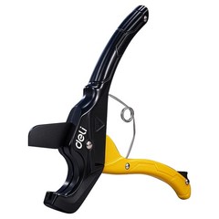Deli PVC Pipe Cutter Heavy-Duty Ratchet Pipe Cutter Tool for PVC, PPR, PE, PEX