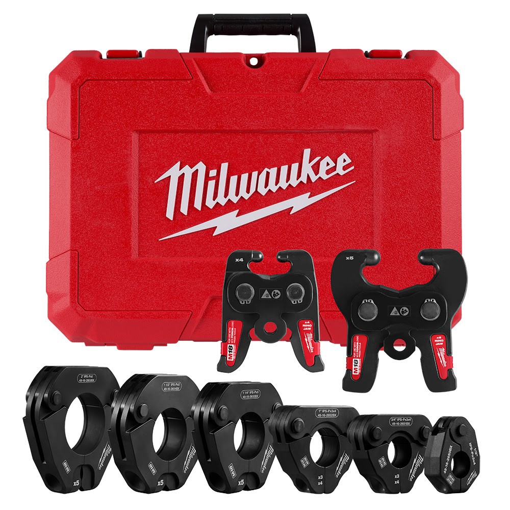 Milwaukee 49-16-2697X 1/2-2&Prime; IPS-P Pivoting Press Ring Kit for M18