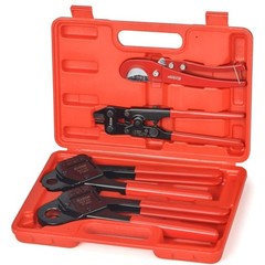 IWS-1807CN PEX Crimping Tool Kit with PEX Crimpers, PEX Tubing Cutter, Copper