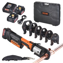 1/2&Prime;-2&Prime; Pro Press Tool Pipe Crimping Kit with 6 Jaws DC18V PZ-3240