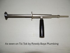 INTERNAL/INSIDE PVC Pipe Cutter with ADJUSTABLE Depth Setting