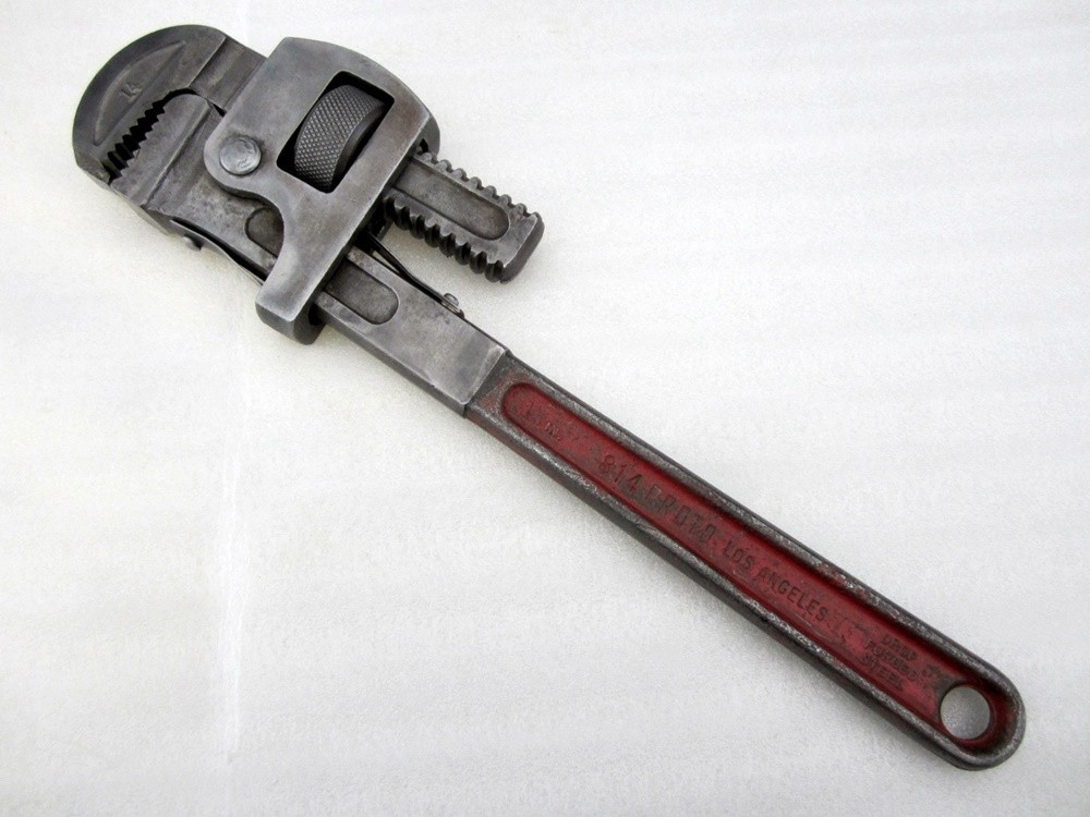 Vintage Proto Los Angeles 14&Prime; Pipe Wrench 814 Made in USA