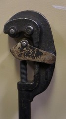 Vintage No.1 Improved Mark Mfg. Roller Pipe Tube Cutter Heavy Duty 3 Wheel Tool