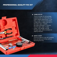 TOOLUXE 50003L Universal Heavy Duty Tire Repair Kit | 57 Piece Value Pack | F&hellip;