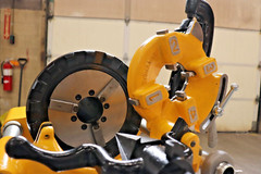 Steel Dragon Tools&reg; 300 Pipe Threader Threading Machine with Oiler Bucket