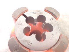Ridgid 37645 00-RB 3/4&Prime;-10TPI UNC RH Alloy Steel Bolt Threader Die Head (BN54)
