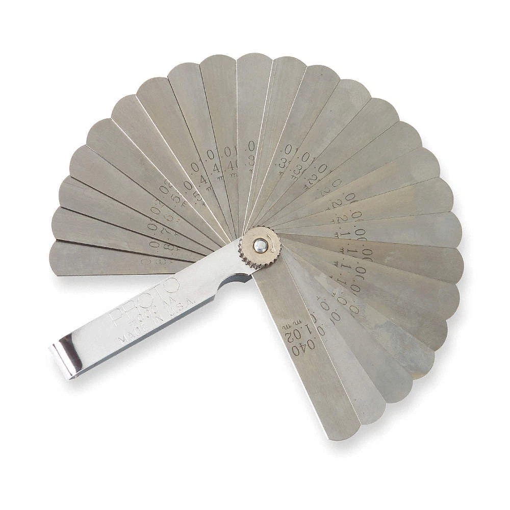 PROTO J000AA Feeler Gauge Set,Dimension Type &rdquo; 3R002
