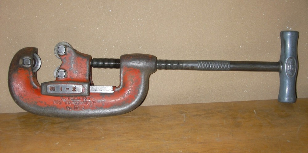 RIDGID #2, 1-2. Heavy Duty Pipe-Tubing Cutter 1/8&rdquo;-2&rdquo;-Made in USA!