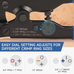 Copper Ring Removal Tool Decrimping Tool for ASTM F1807 1/2&Prime;,3/4&Prime;and 1&Prime; PEX Ring