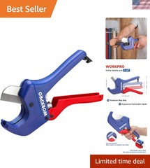 Durable 2-1/2&Prime; PVC Pipe Cutter &ndash; Fast, Safe, and Versatile for All Home Repairs