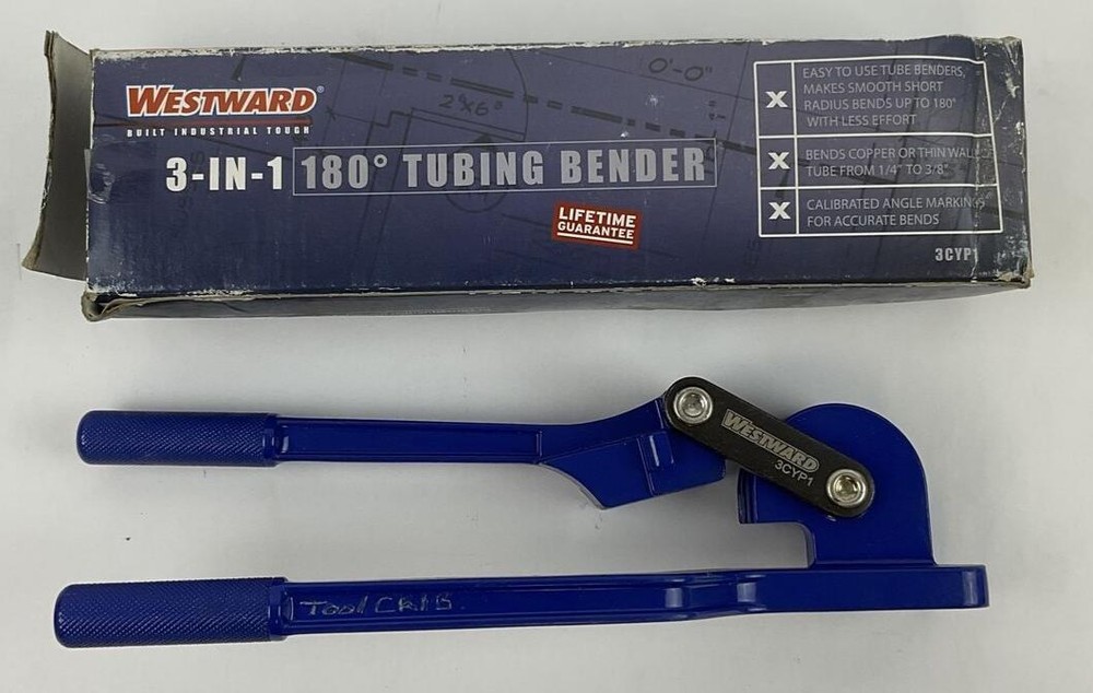 WESTWARD 3CYP1 TUBING BENDER 3-IN-1 1/4&Prime;-3/8&Prime;