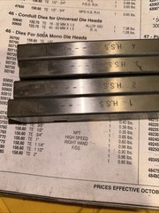 Berkley 48225 3/8-16 UNC RH , HIGH SPEED BOLT DIE SET Like Ridgid
