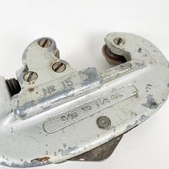 Vintage RIDGID No 15 Tubing Cutter 3/16 to 1-1/8 Heavy Duty Copper Pipe Tool USA