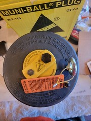 Cherne 262-110 Test Ball Plug, Pneumatic, 10 In, Rubber. New, FreeShipL48