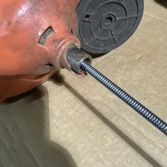 Rigid Auto Spin Drain Cleaner with Cable Command Drain Lines Up to 25&rsquo;