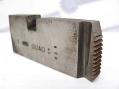 OSTER &ndash; 8C8 &ndash; QUAD &ndash; H.S. STL. &ndash; 1&Prime; to 2&Prime; Pipe 1, 2, 3, 4 (#4 has minor chip)
