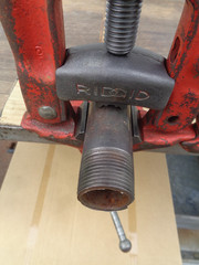 RIDGID No. 38 Portable Clamp On Pipe Vise 1/8&Prime; to 2&Prime; Capacity Ridgid