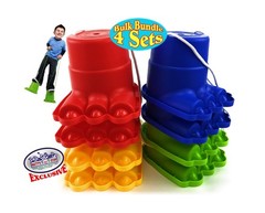 Matty&rsquo;s Toy Stop Monster Feet Plastic Balancing Stilts 4.75&Prime; (R&hellip; USA FAST SHIP