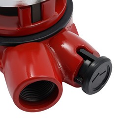 Portable Pipe Threader Set with Case 4 Hinge Plate Heads Pipe Threading Tool Set