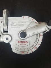 RIDGID 35170 358 Geared Ratchet Tube Bender for 5/8&Prime; OD 3&rdquo; Radius