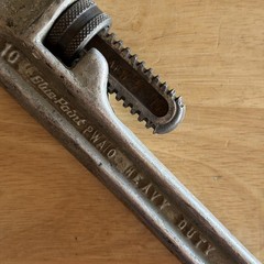 Blue Point 10&Prime; Aluminum Pipe Wrench Heavy Duty PWA10 Made in USA