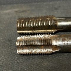 Vintage 1/2 in drive drill taps See pictures