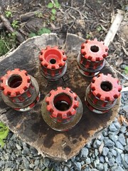 Ridgid pipe threder die 1/8,1/4,3/8,1/2,3/4 Inch 5 Dies Set