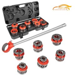 36475 12-R Manual Exposed Ratchet Pipe Threader Kit with 6 Dies,1/2&rdquo; to 2&rdquo; NPT