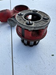 Ridgid 00-R Pipe Threader Die Head Ratchet & Handle And 1/2&rdquo; Die