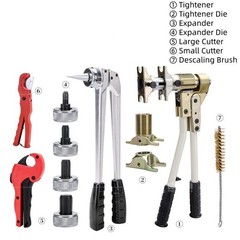 PEX-1632 Crimp Tool for 16-32mm Pipes, PEX Clamp Tool Compatible with Rehau