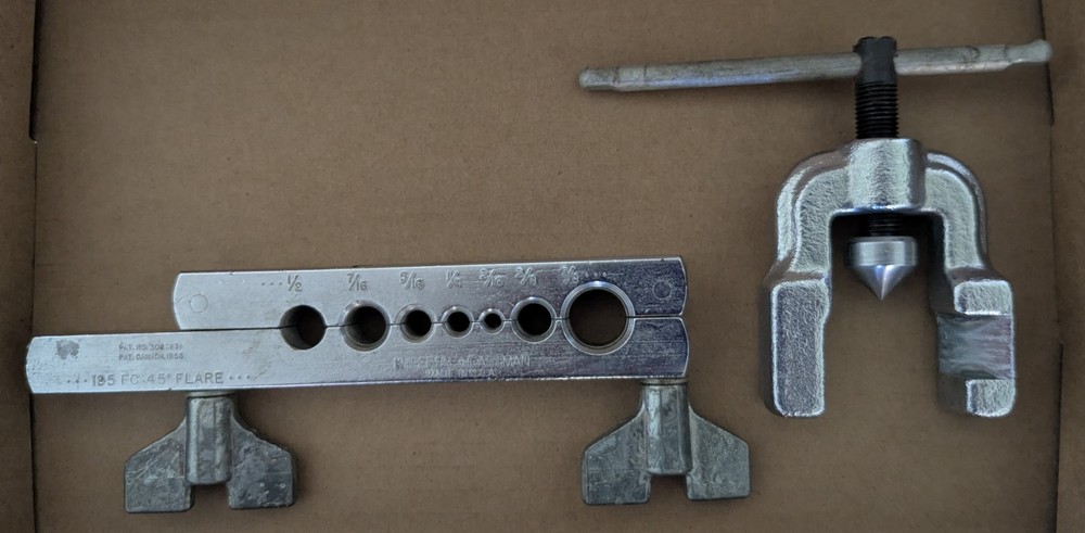 Imperial Eastman 195 FC Tool 45 Degree Flaring Tool Kit Made In USA Vintage-VG+