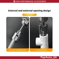 PVC Pipe Threader Kit Integrated Internal External Tool For PPR Plastic