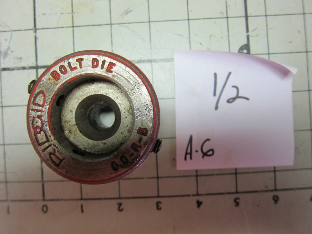 Ridgid 1/2&Prime; 00-R Bolt Die (No Die) (Used)