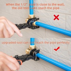 Push Fit Removal Tool Disconnect PEX Fitting 3 Sizes 1/2 3/4 1 Inch