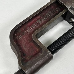 Vintage Reed Mfg. No 2W 3-Wheel Pipe Cutter Pat. 2005163 USA Heavy Duty Tool