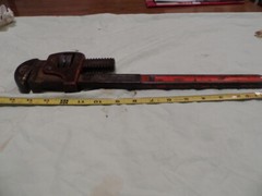 Vintage Ridge Tool Co. Improved STILLSON Pipe Wrench 18&Prime; Made in USA EXCELLENT