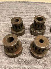 Toledo Pipe Threader Die Head Set of 6 3/4 1/8&Prime;, 1/4&Prime;, 3/8&Prime;, 1/2&Prime; misc lot