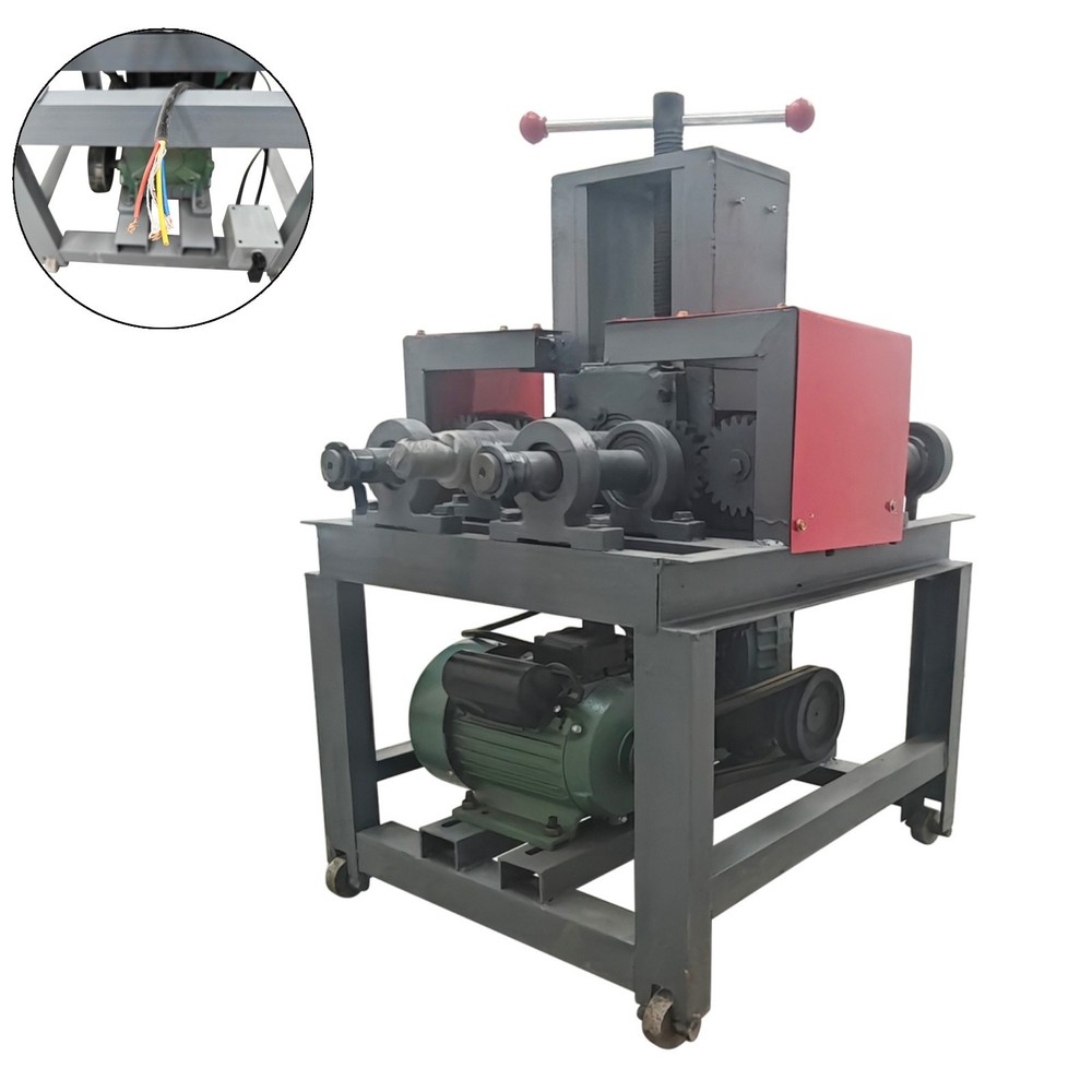 220V Electric Steel Pipe Bender Industrial Tube Bending Machine 0-2mm Thickness