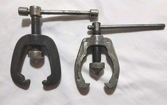 2 Steel Pipe Flaring and Swaging Tool Sets 1 Vintage 1 Brushed Steel Work Well