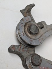 Vintage Ridgid No. 398 Tube Bender 3/8 OD To 15/16 R Made In USA