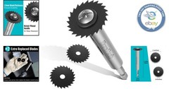 Durable Inside Pipe Cutter for PVC & Plastic with Saw-Tooth Blades &ndash; 2 Included