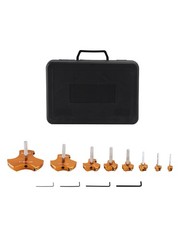 8Pcs PVC Pipe Reamer Kit PVC Fitting Saver (1/2&Prime;+3/4&Prime;+1&Prime;+1-1/4&Prime;+1-1/2&Prime;+2&Prime;+3&Prime;+4&Prime;)