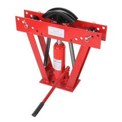 12 Ton Pipe Bender Manual Hydraulic Piping Bending Exhaust Tube Fabric w/6 Dies