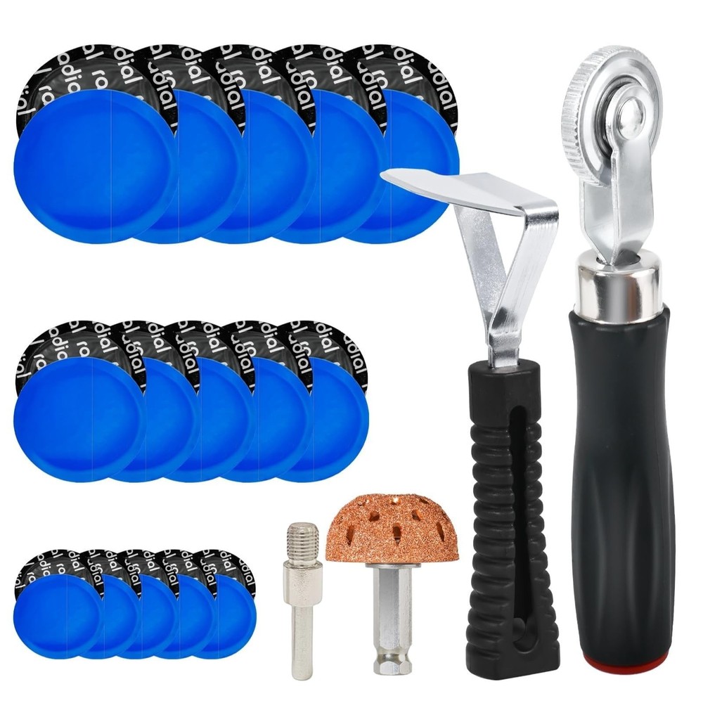 35PCS Flat Tire Repair Kit Car Tire Patch Kit Heavy Duty Tire Repair Tool Car&hellip;